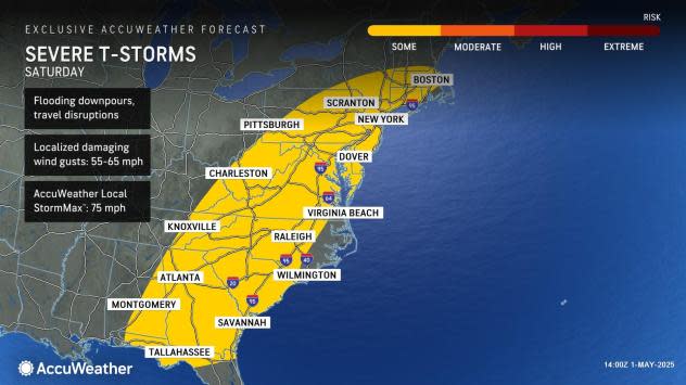 Lightning strikes during a severe thunderstorm watch