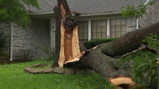 Severe storms captured on Dallas weather radar over North Texas