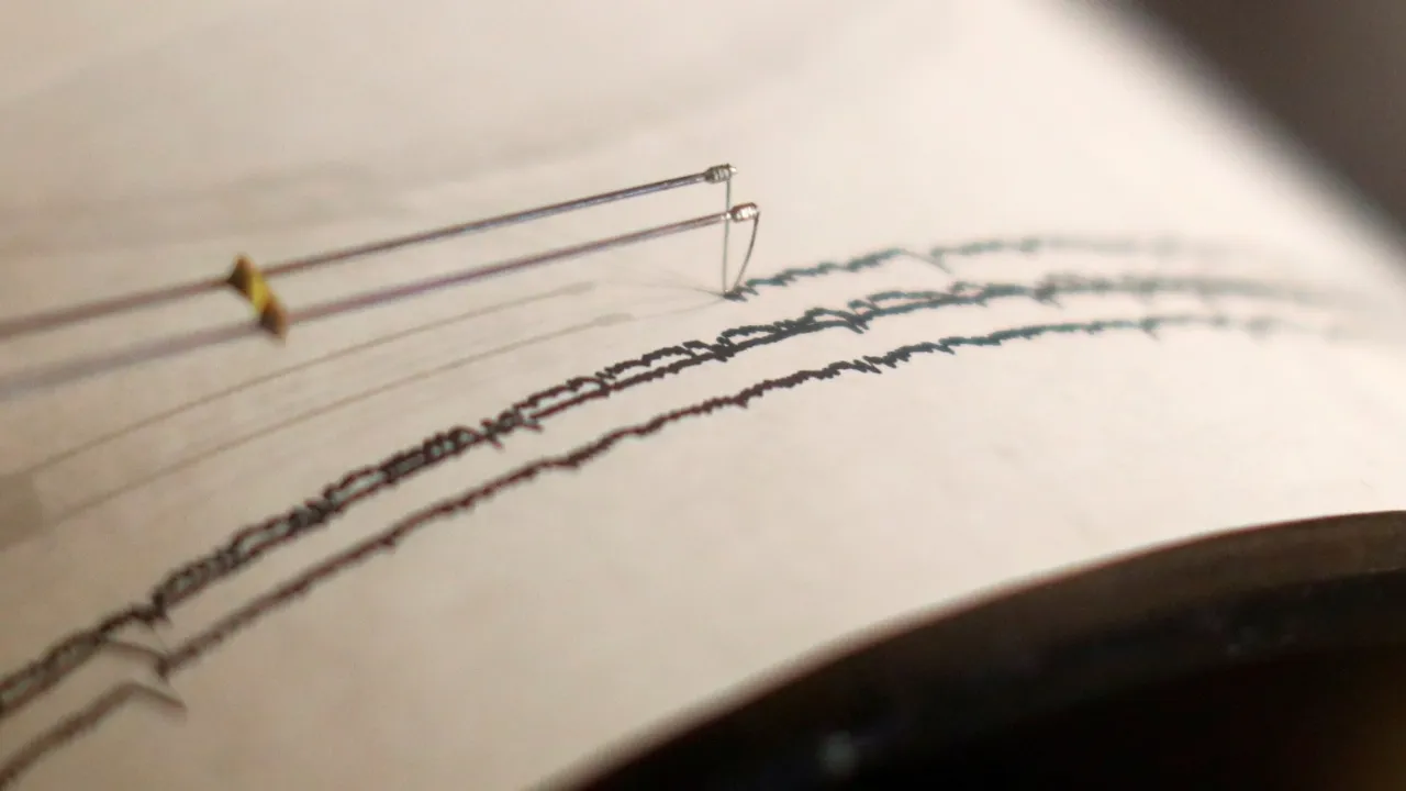 Seismograph readings illustrate recent earthquakes today in Pakistan