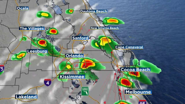 Dramatic clouds over Orlando skyline, illustrating weather Orlando forecast