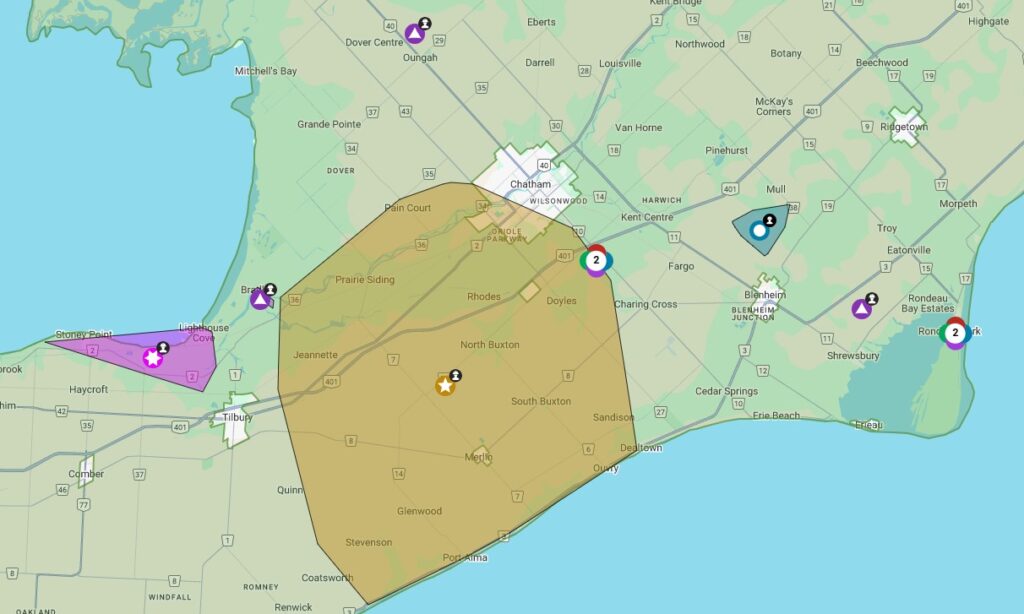 Utility crews restoring power after the storm with WBOC coverage